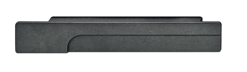 Tay nắm tủ Hafele 106.70.261 xám đá phiến 173x23x64mm