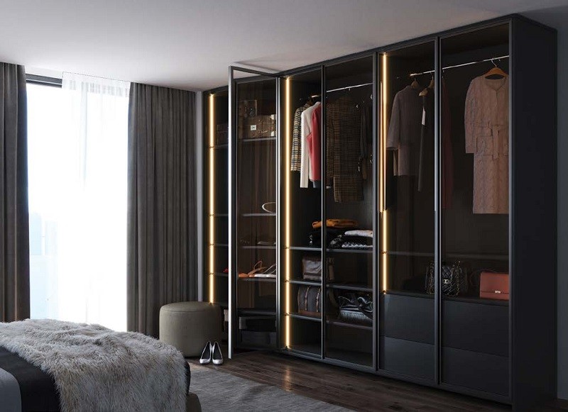 Thanh nhôm H02 Hafele 563.58.943 Alusion màu nhôm 3000mm