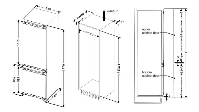 Tủ lạnh âm Hafele HF-BI60X 534.14.080