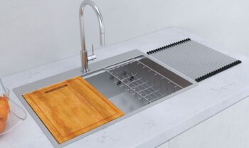 Chậu inox Hafele 567.20.627 HS24-SSN1S-7650 và phụ kiện