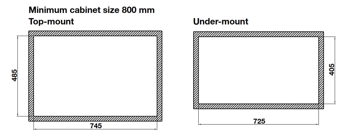 Chậu Hafele 567.24.484 WS R10 HS25-SSN1S-7650 màu titan