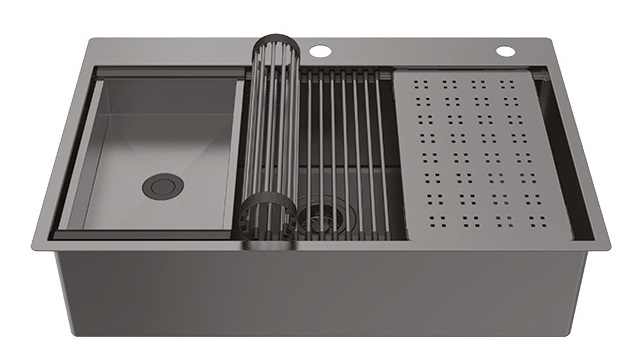 Chậu Hafele 567.24.484 WS R10 HS25-SSN1S-7650 màu titan