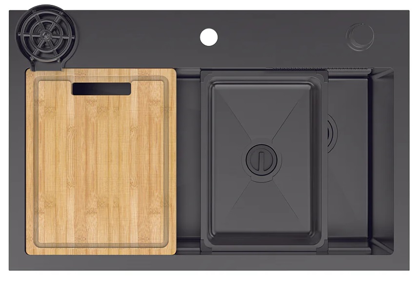 Chậu Hafele 567.24.488 WF R10 HS25-SSN1S-8052 màu Titan