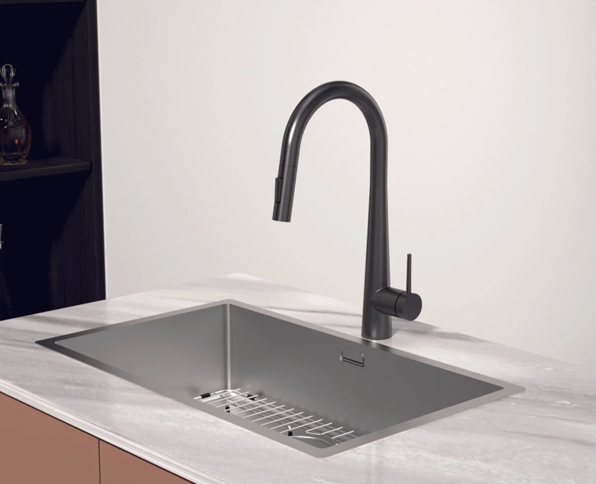 Vòi bếp Hafele 567.24.498 LUX-P HT25-SH1P417 màu đen