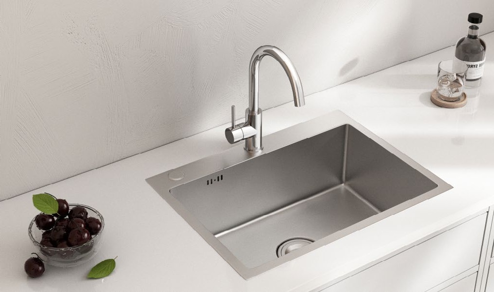 Vòi bếp Hafele 570.85.042 HT25-SH1F220 chrome mờ