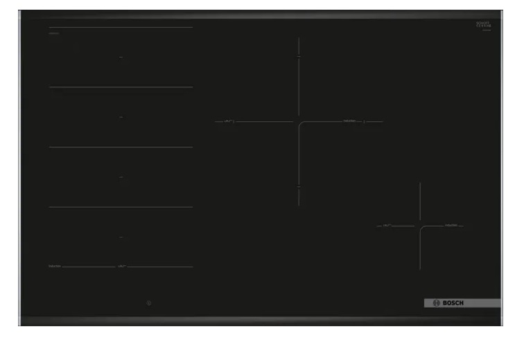 Bếp từ Bosch PXE875DC1E bốn vùng nấu 80cm Series 8