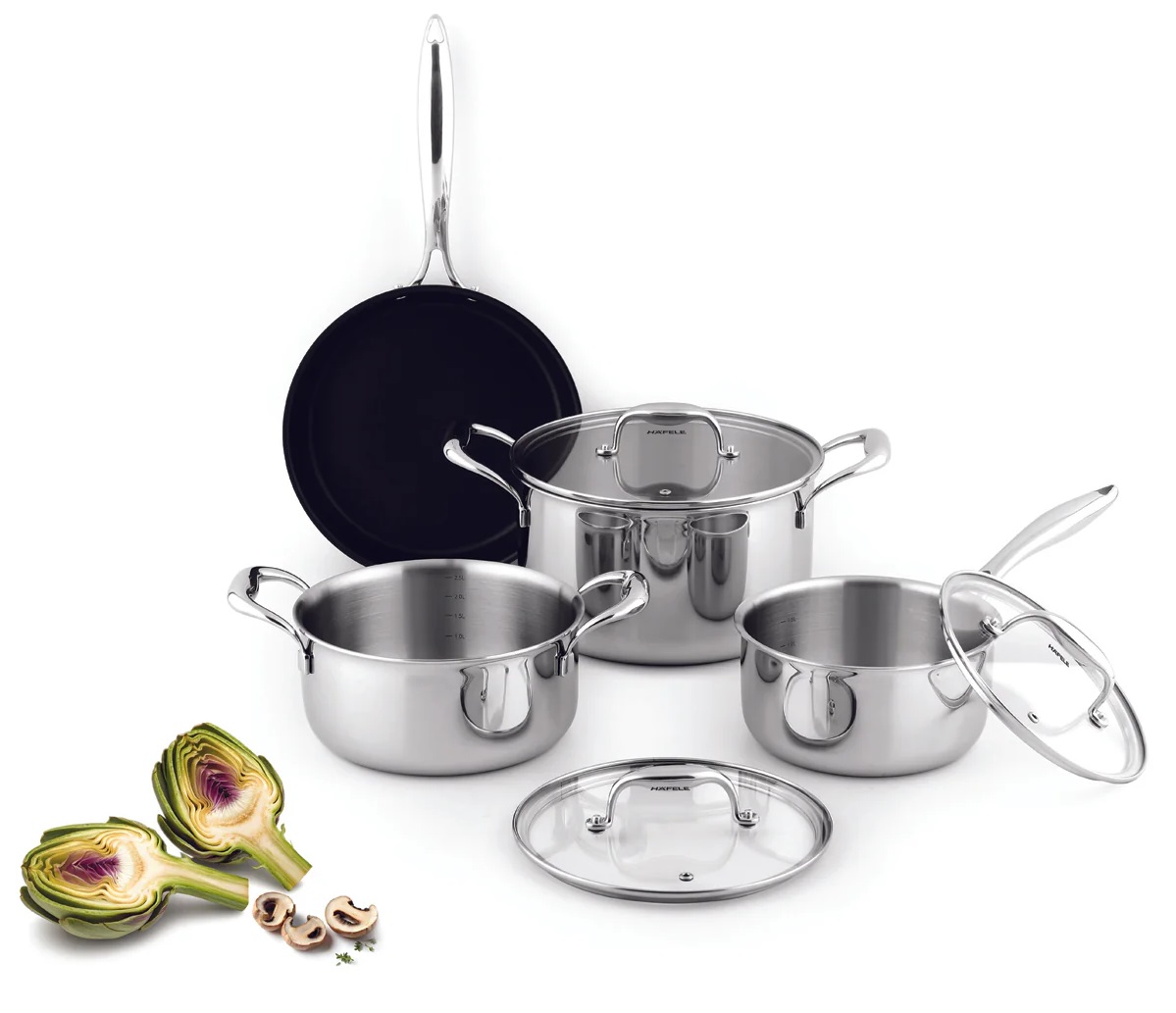 Bộ nồi chảo Hafele 535.44.167 HS-CW4CX