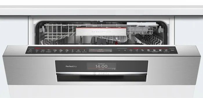 Máy rửa chén Bosch SMI8ZDS81T bán âm Series 8, sấy Zeolith