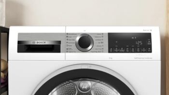 Máy sấy Bosch WQG24570SG 9kg Series 6, bơm nhiệt