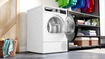 Máy sấy Bosch WQG24570SG 9kg Series 6, bơm nhiệt
