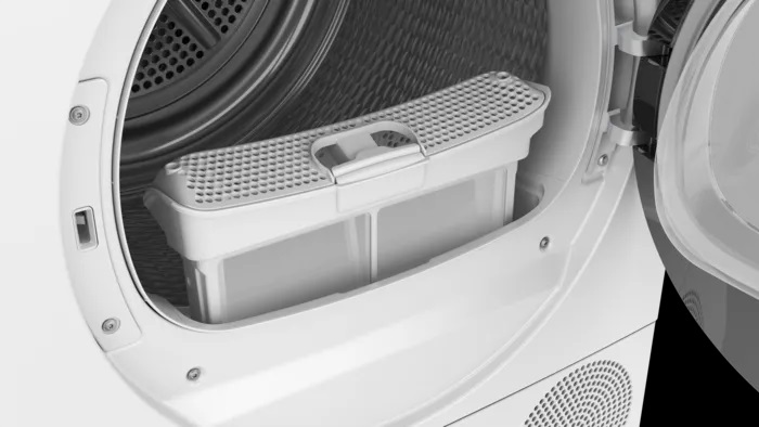 Máy sấy Bosch WQG24570SG 9kg Series 6, bơm nhiệt