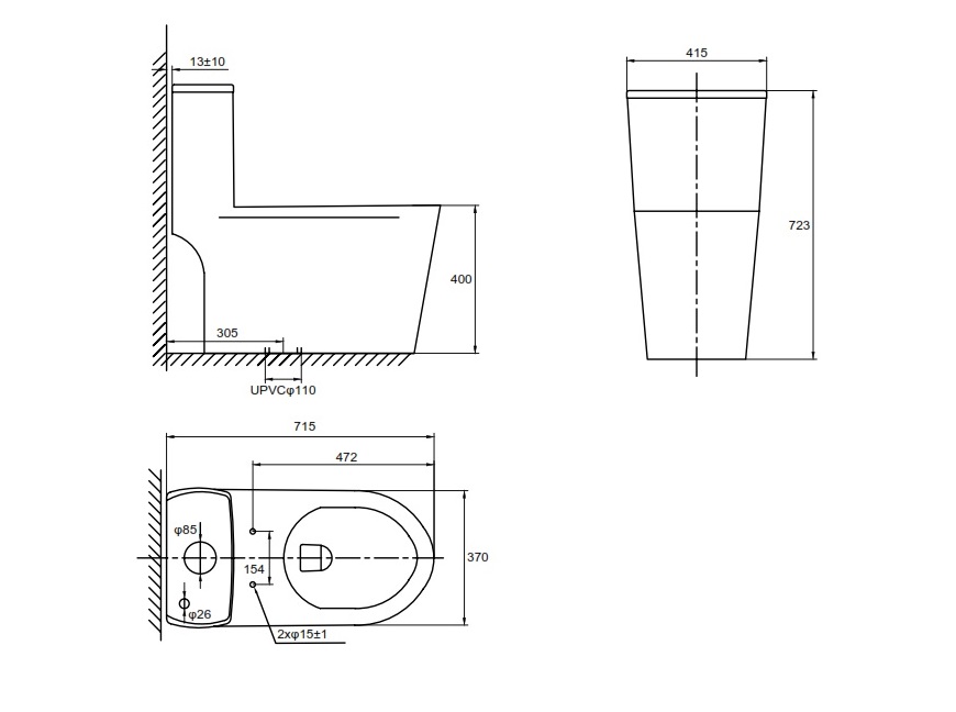 Bồn cầu một khối 588.82.439 Hafele