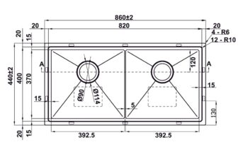Chậu inox Hafele 567.94.023 WS R10 HS25-SSN2S-8644