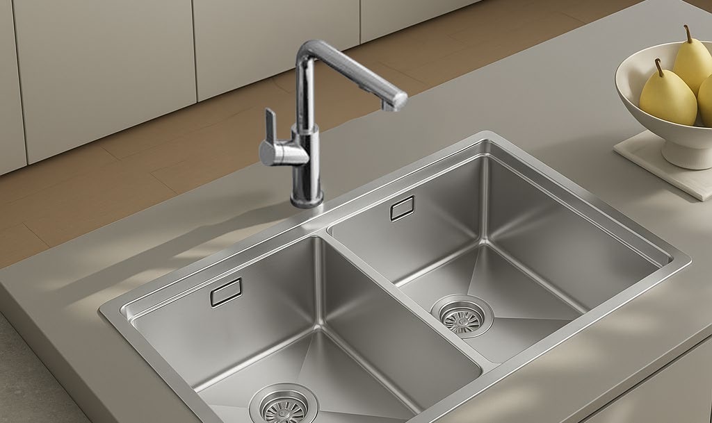 Chậu inox Hafele 567.94.057 và phụ kiện