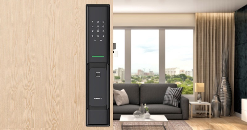 Khóa Hafele 912.20.286 PP8100 đen mờ