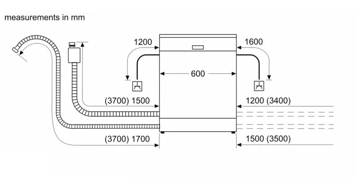 Máy rửa chén Bosch SMS6ZCI85M độc lập Series 6, sấy Zeolith