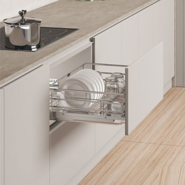 Rổ chén dĩa Hafele 549.04.047 Kason Flex inox R900mm