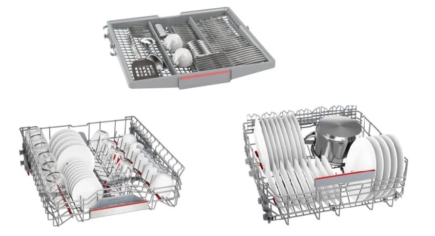 Máy rửa chén Bosch SMV6ZCX16E âm toàn phần Series 6, sấy Zeolith