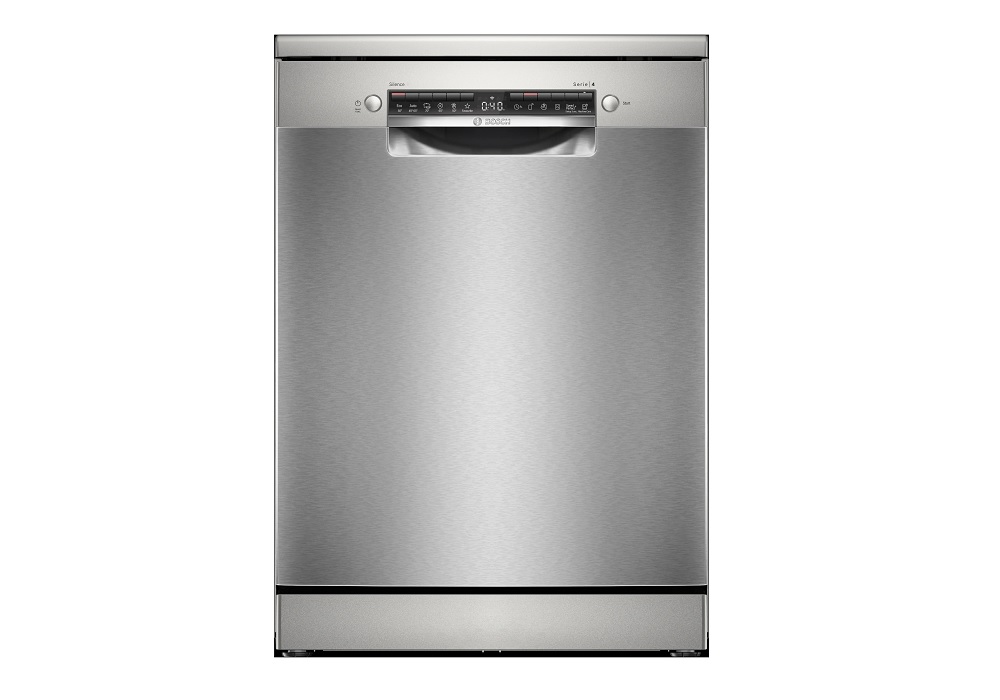 Máy rửa chén Bosch SMS4EVI04E độc lập Series 4, sấy hé cửa