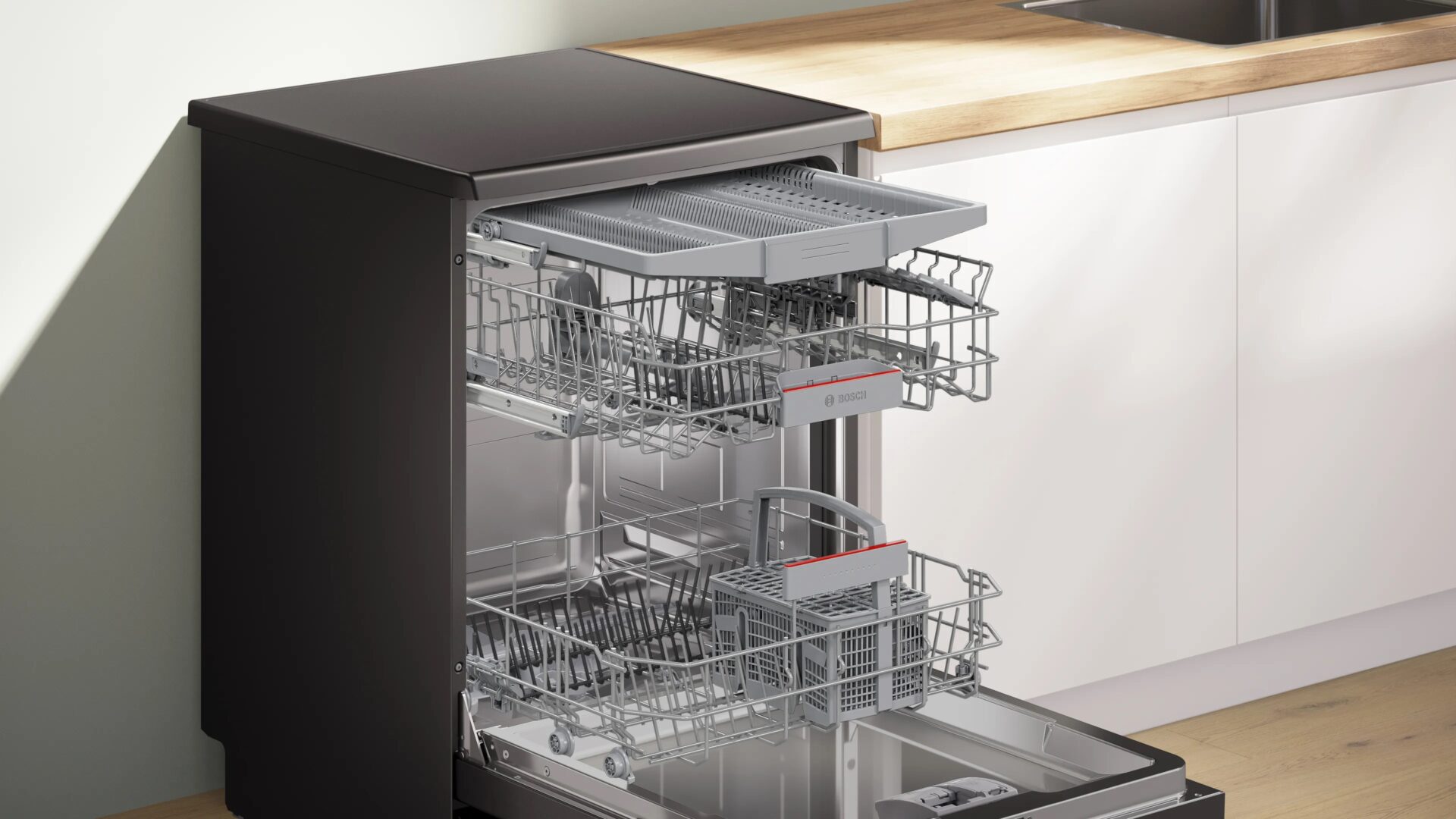 Máy rửa chén Bosch SMS4HMC25M độc lập Series 4