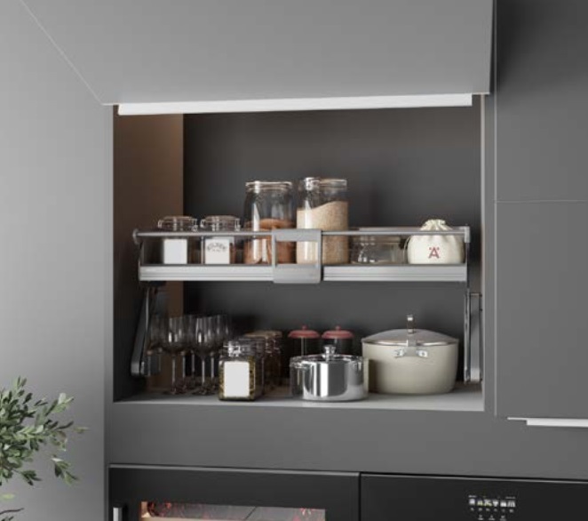 Kệ nâng hạ Hafele 504.68.375 Imove R700mm