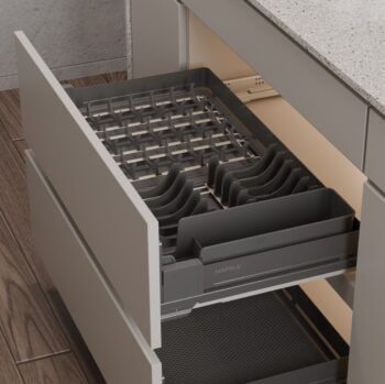 Rổ chén dĩa Hafele 545.14.305 diningAGENT R600mm