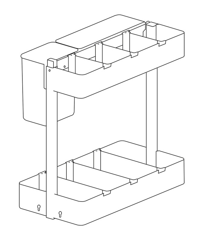 Rổ gia vị Hafele 545.14.302 cookingAGENT R400mm