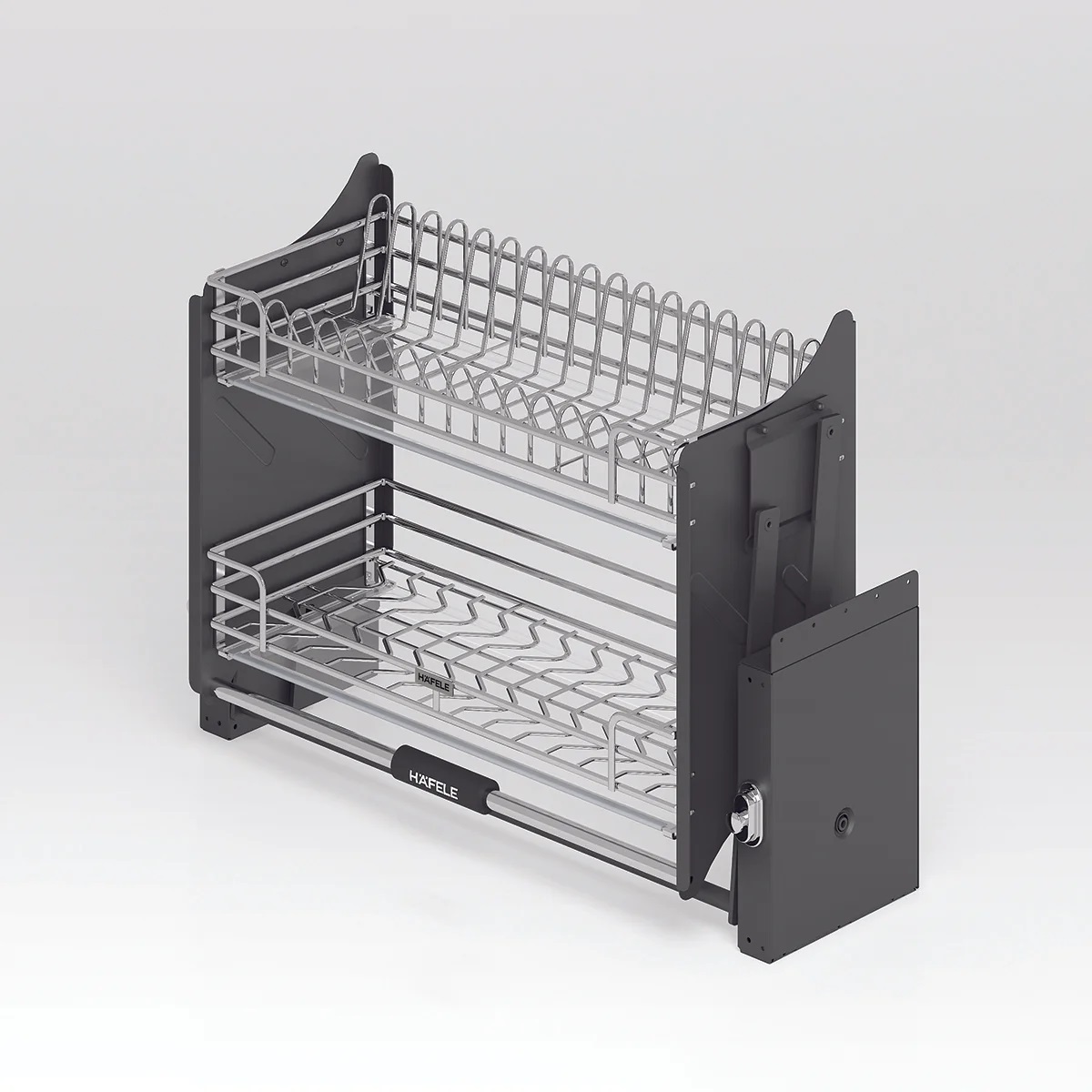 Rổ nâng hạ Hafele 504.71.076 Oria R800mm inox