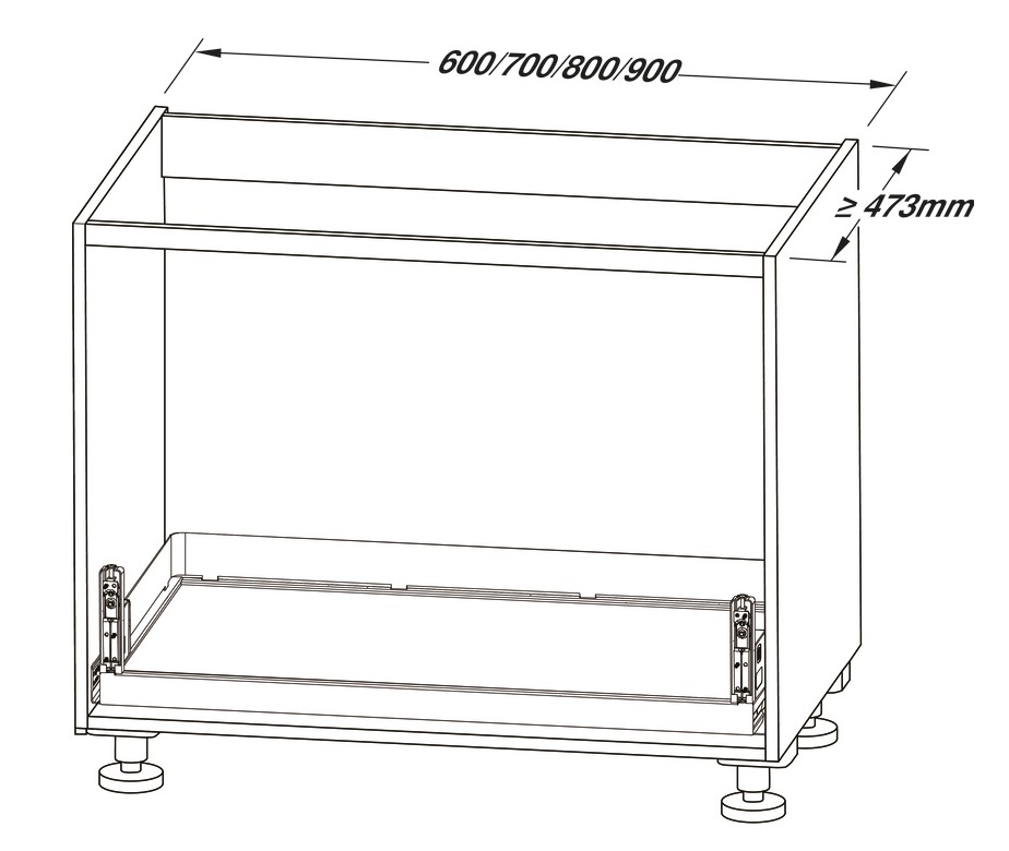Rổ xoong nồi Hafele 545.14.310 diningAGENT R800mm