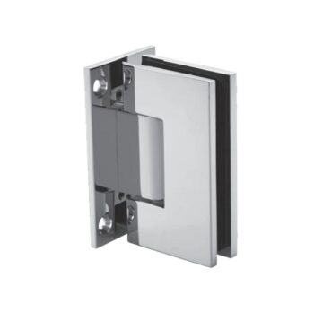 Bản lề phòng tắm kính 90º Hafele 981.77.900 chrome bóng