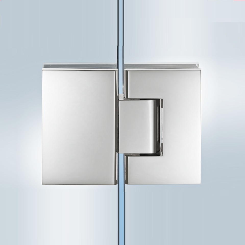 Bản lề phòng tắm kính 180º Hafele 981.77.902 chrome bóng