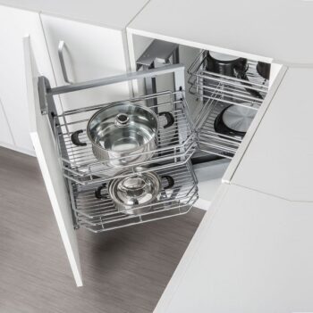 Rổ góc Hafele 548.21.002 Mezzo R900mm mở phải