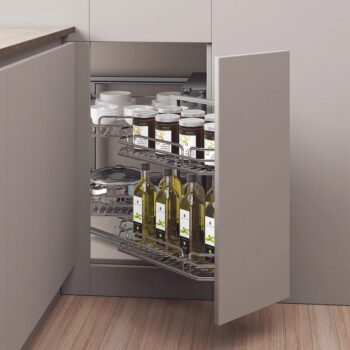 Rổ góc Hafele 548.21.022 Olla R864-900mm mở phải