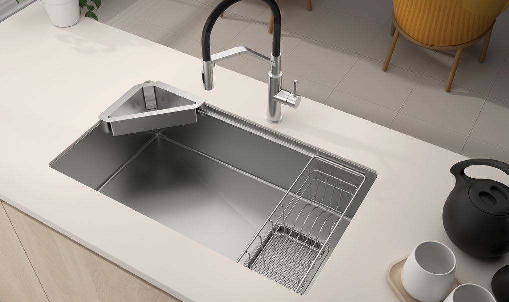 Chậu Hafele 567.24.401 HS26-SSN1S-7644 Embossed