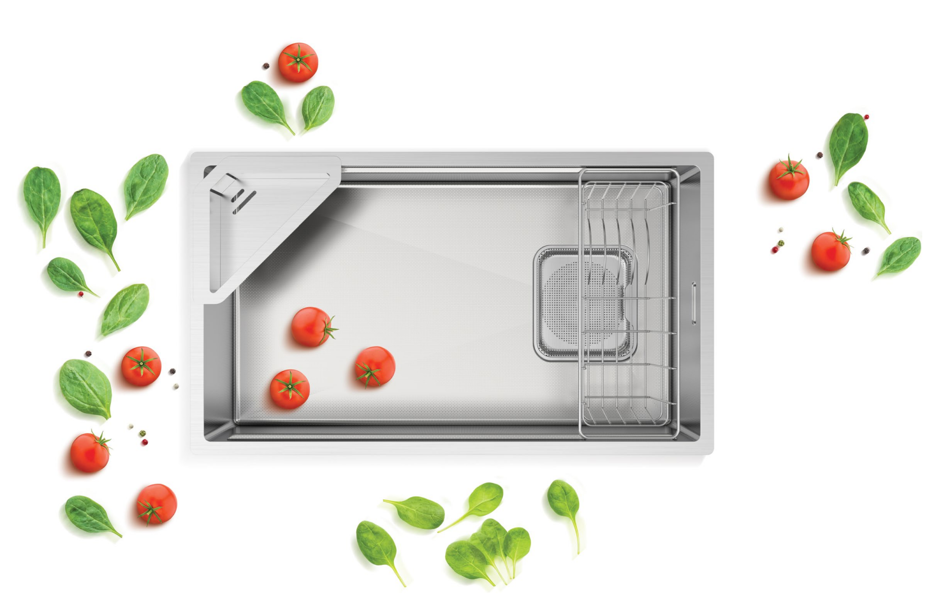 Chậu Hafele 567.24.401 HS26-SSN1S-7644 Embossed