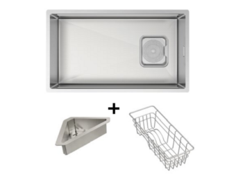 Chậu Hafele 567.24.401 HS26-SSN1S-7644 Embossed