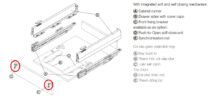 Bas liên kết cánh Hafele 553.59.999 Matrix Box