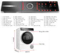 Máy sấy Bosch WQB245B0SG 9kg Series 8